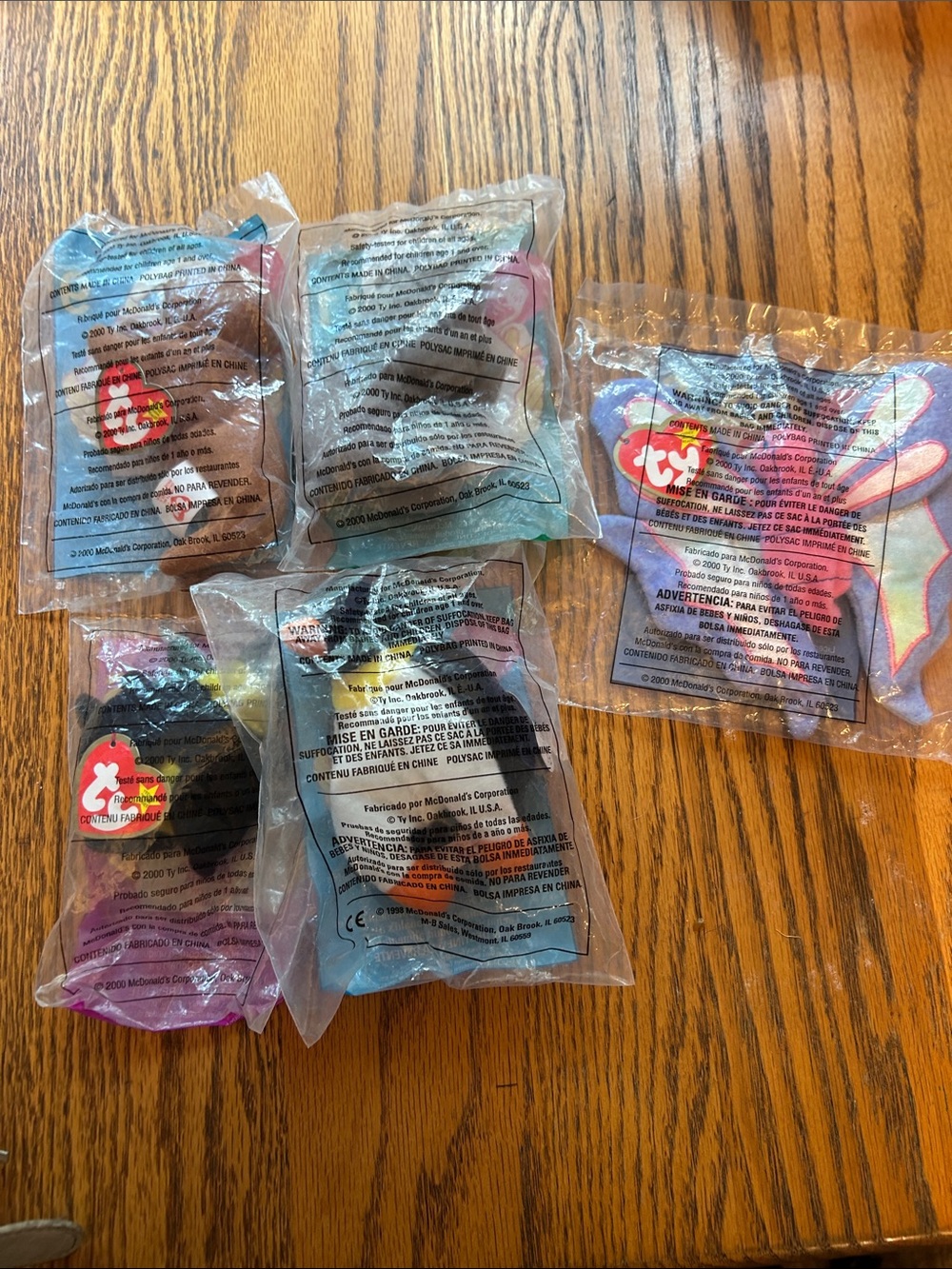 Ty McDonald’s Plush Assorted Blue Purple Pink Black Brown